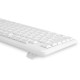 Клавиатура Оклик 305M белый USB Multimedia (1875227)