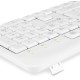 Клавиатура Оклик 305M белый USB Multimedia (1875227)