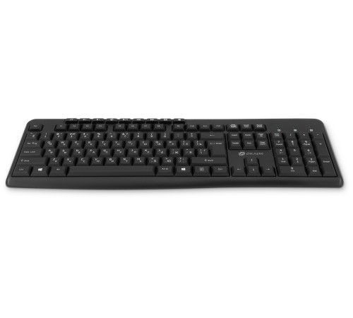 Клавиатура Оклик K225W черный USB беспроводная Multimedia [1875232]