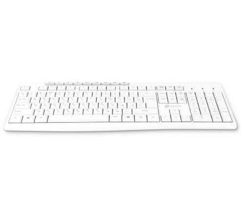 Клавиатура Оклик K225W белый USB беспроводная Multimedia (1875235) Клавиатура Оклик K225W белый USB беспроводная Multimedia (1875235)