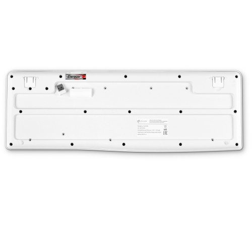 Клавиатура Оклик K225W белый USB беспроводная Multimedia (1875235) Клавиатура Оклик K225W белый USB беспроводная Multimedia (1875235)