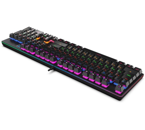 Клавиатура Оклик 990 G2 механическая черный USB Multimedia for gamer LED (1875240)