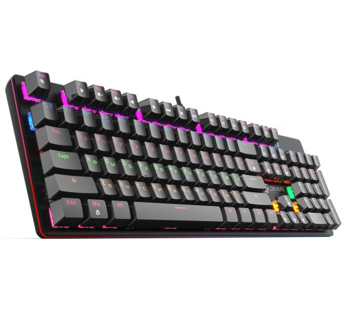 Клавиатура Оклик 990 G2 механическая черный USB Multimedia for gamer LED (1875240)