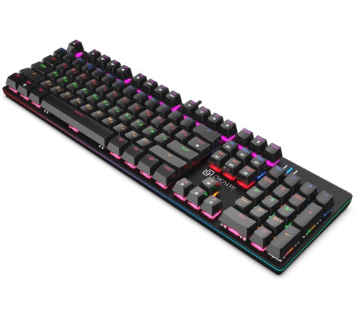 Клавиатура Оклик 990 G2 механическая черный USB Multimedia for gamer LED (1875240)