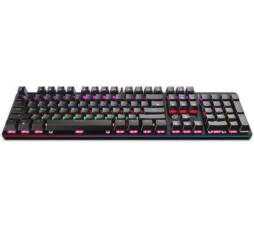 Клавиатура Оклик 990 G2 механическая черный USB Multimedia for gamer LED (1875240)