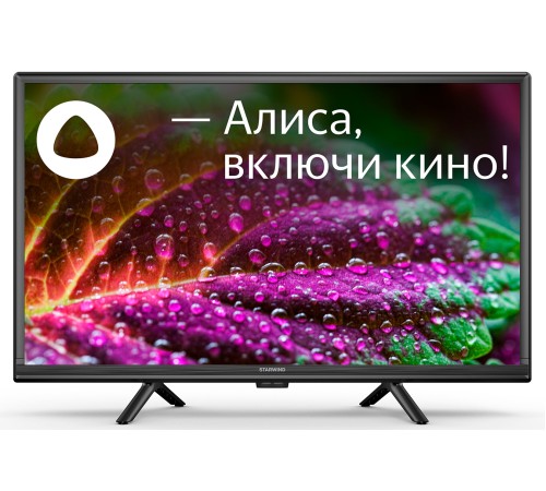 Телевизор LED Starwind 24" SW-LED24SG304 Яндекс.ТВ Slim Design черный/черный HD 60Hz DVB-T DVB-T2 DVB-C DVB-S DVB-S2 USB WiFi Smart TV Телевизор LED Starwind 24" SW-LED24SG304 Яндекс.ТВ Slim Design черный/черный HD 60Hz DVB-T DVB-T2 DVB-C DVB-S DVB-S2 USB WiFi Smart TV