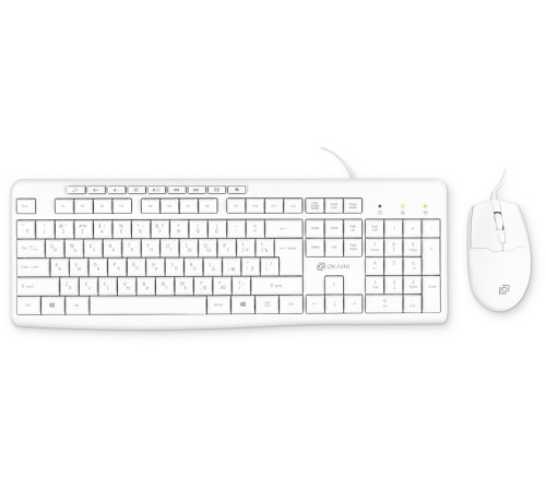 Клавиатура + мышь Оклик S650 клав:белый мышь:белый USB Multimedia (1875257) Клавиатура + мышь Оклик S650 клав:белый мышь:белый USB Multimedia (1875257)