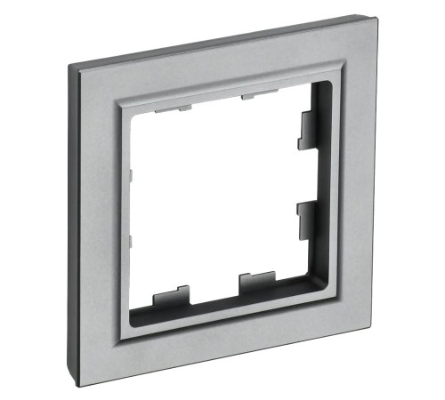 Рамка IEK Brite РУ-1-БрС BR-M12-K46 1x сталь (упак.:1шт) Рамка IEK Brite РУ-1-БрС BR-M12-K46 1x сталь (упак.:1шт)