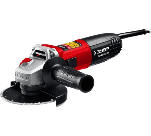 Углошлифовальная машина Зубр УШМ-125-1005 1000Вт 11000об/мин рез.шпин.:M14 d=125мм