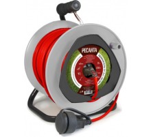 Удлинитель силовой Ресанта СУ-2х1-30/2ВР (61/118/11) 2x1.0кв.мм 4розет. 40м ПВС катушка оранжевый