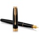 Ручка перьев. Parker Sonnet Core F528 (CW1931516) Matte Black GT F сталь нержавеющая подар.кор.
