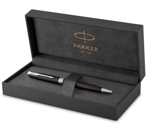 Ручка шариков. Parker Sonnet Core K529 (CW1931524) Matte Black CT M черн. черн. подар.кор. Ручка шариков. Parker Sonnet Core K529 (CW1931524) Matte Black CT M черн. черн. подар.кор.