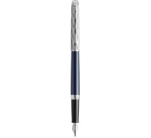 Ручка перьев. Waterman Hemisphere L`Essence du Bleu (CW2166467) LaqBlue CT F сталь нержавеющая подар.кор.