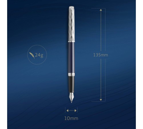Ручка перьев. Waterman Hemisphere L`Essence du Bleu (CW2166467) LaqBlue CT F сталь нержавеющая подар.кор. Ручка перьев. Waterman Hemisphere L`Essence du Bleu (CW2166467) LaqBlue CT F сталь нержавеющая подар.кор.