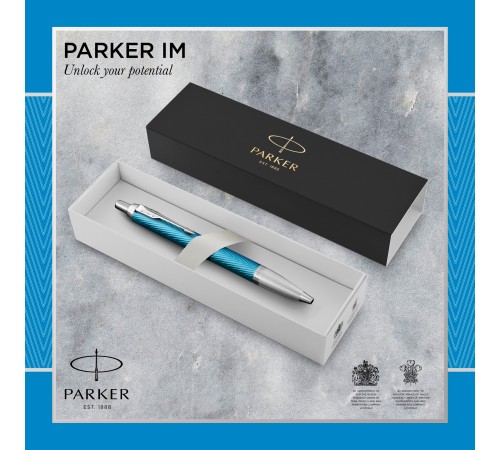 Ручка шариков. Parker IM Premium K318 (CW2143645) Blue Grey CT M син. черн. подар.кор. Ручка шариков. Parker IM Premium K318 (CW2143645) Blue Grey CT M син. черн. подар.кор.