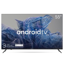 Телевизор LED Kivi 55" 55U740NB черный 4K Ultra HD 60Hz DVB-T DVB-T2 DVB-C WiFi Smart TV