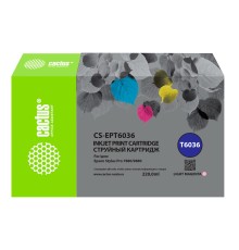 Картридж струйный Cactus CS-EPT6036 T6036 светло-пурпурный (220мл) для Epson Stylus PRO 7880/9880