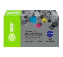 Картридж струйный Cactus CS-EPT6128 T6128 черный (220мл) для Epson Stylus PRO 7450/9450