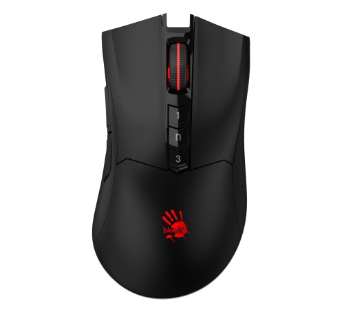 Мышь A4Tech Bloody R90 Plus черный оптическая (5000dpi) беспроводная USB (8but) Мышь A4Tech Bloody R90 Plus черный оптическая (5000dpi) беспроводная USB (8but)