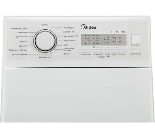 Стиральная машина Midea MFE11W65/W-C класс: A загр.вертикальная макс.:7кг белый