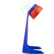 Светильник Uniel ULO-K22 D-E14-A White-Blue-Red (UL-00010040) настольный на основание E14 белый/синий 40Вт