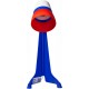 Светильник Uniel ULO-K22 D-E14-A White-Blue-Red (UL-00010040) настольный на основание E14 белый/синий 40Вт