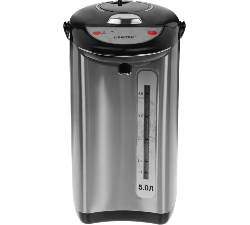 Термопот Centek CT-1083 (сталь) 5.0л, 750Вт, 3 способа подачи воды, двойная защита от перегрева