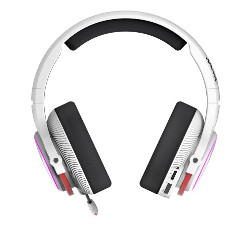 Наушники с микрофоном A4Tech Bloody MR720 белый/красный мониторные BT/Radio оголовье (MR720 NARAKA)
