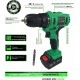 Дрель аккумуляторная Zitrek Greenpower 12-Li { 12В, Li-ion аккумулятор 2шт, ЗУ, кейс, бита } [063-4074]