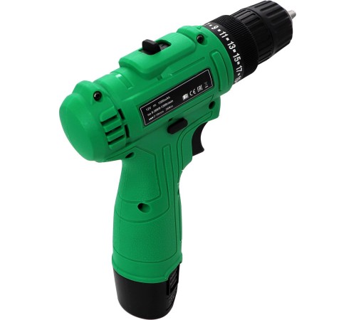 Дрель-шуруповерт Zitrek Green 12-Li-ion аккум. патрон:быстрозажимной (063-4041) Дрель-шуруповерт Zitrek Green 12-Li-ion аккум. патрон:быстрозажимной (063-4041)
