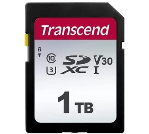 Флеш карта SDXC 1Tb Class10 Transcend TS1TSDC300S w/o adapter