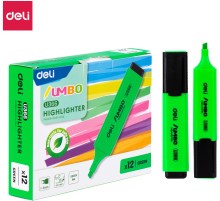Текстовыделитель Deli EU366-GN скошенный пиш. наконечник 1-5мм зеленый