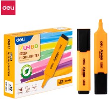Текстовыделитель Deli EU366-OR скошенный пиш. наконечник 1-5мм оранжевый