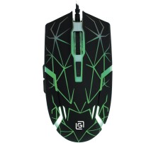 Мышь Оклик 701G черный оптическая (3600dpi) USB для ноутбука (5but)
