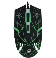 Мышь Оклик 701G черный оптическая (3600dpi) USB для ноутбука (5but)
