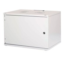 Шкаф коммутационный Lande NetBox Soho (LN-SH12U5460-LG-F0-2) настенный 12U 540x600мм пер.дв.металл задн.дв.стал.лист несъемн.бок.пан. направл.под закл.гайки 80кг серый 15.2кг 595мм IP20 сталь
