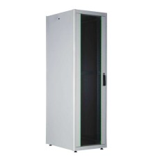 Шкаф коммутационный Lande DYNAmic Basic (LN-DB22U6080-LG-BAAA) напольный 22U 600x800мм пер.дв.стекл задн.дв.стал.лист направл.под закл.гайки 600кг серый 43кг 1125мм IP20 сталь