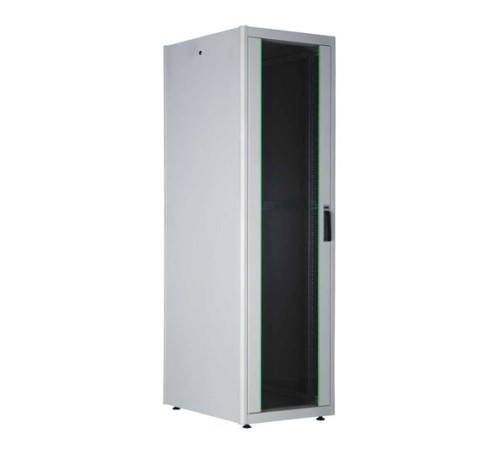 Шкаф коммутационный Lande DYNAmic Basic (LN-DB22U6080-LG-BAAA) напольный 22U 600x800мм пер.дв.стекл задн.дв.стал.лист направл.под закл.гайки 600кг серый 43кг 1125мм IP20 сталь