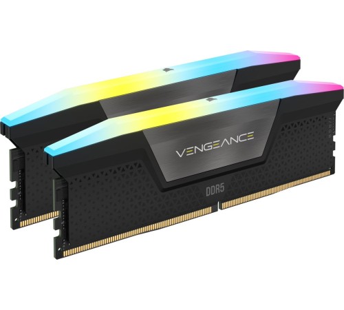 Память DDR5 2x16Gb 5600MHz Corsair CMH32GX5M2B5600C40K Vengeance RGB RTL PC5-44800 CL40 DIMM 288-pin 1.25В