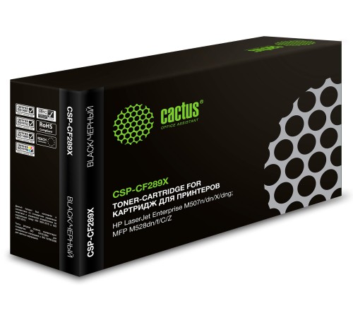 Картридж лазерный Cactus CSP-CF289X черный (10000стр.) для HP LJ M507/MFP M528