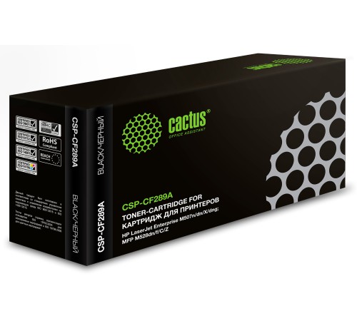 Картридж лазерный Cactus CSP-CF289A черный (5000стр.) для HP LJ M507/MFP M528