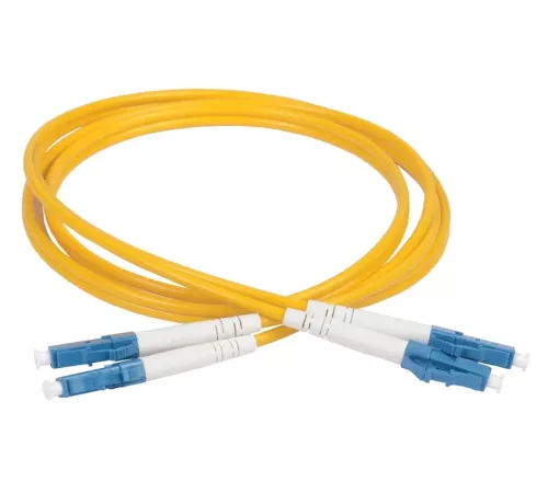 Патч-корд ITK FPC09-LCU-LCU-C2L-2M 2x9/125 OS1/OS2 LC дуплекс UPC-LC дуплекс UPC 2м LSZH желтый