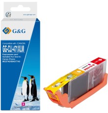 Картридж струйный G&G GG-CLI-471XLM пурпурный (10.8мл) для Canon TS5040/MG5740/MG6840/MG7740