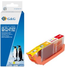 Картридж струйный G&G GG-CLI-471XLY желтый (10.8мл) для Canon TS5040/MG5740/MG6840/MG7740