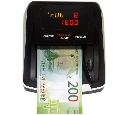 Детектор банкнот DoCash Golf 12954 автоматический рубли Детектор банкнот DoCash Golf 12954 автоматический рубли