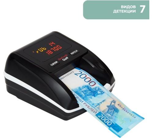 Детектор банкнот DoCash Golf 12954 автоматический рубли Детектор банкнот DoCash Golf 12954 автоматический рубли
