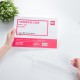 Магнитная рамка Deli 50856 A4 21х29.7см настольная прозрачный