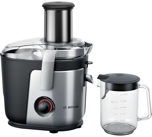 Соковыжималка центробежная Bosch MES4000 1000Вт рез.сок.:1500мл. черный/серебристый