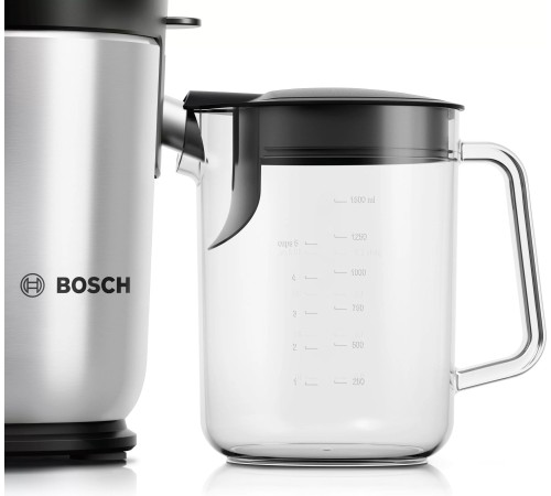 Соковыжималка центробежная Bosch MES4000 1000Вт рез.сок.:1500мл. черный/серебристый