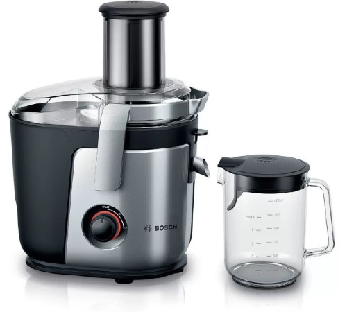 Соковыжималка центробежная Bosch MES4000 1000Вт рез.сок.:1500мл. черный/серебристый